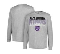 UNK Ultra Game Supreme NBA l/s Tee, Uomo, GLM1861F-SK-2XLarge, Heather Gray, XXL
