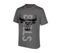 UNK Ultra Game Verticale NBA S/S Tee, Uomo, Upright S/S Tee, Heather Charcoal