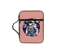 Unkhtt Astronauta On The Moon 1 Print Bibbia Storage Bag Scripture Holder Copertura Impermeabile Viaggi Chiesa Oggi Storage