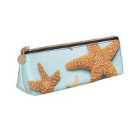 Unkhtt Astuccio 3D con stampa estiva marittima, grande capacità, a triangolo, per penne e penne per studenti e scuole universitarie, bianco, Taglia unica