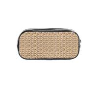 Unkhtt Astuccio trasparente con stampa a tema stella marina, conchiglia, spiaggia sabbiosa, per bambini, studenti, ragazzi e ragazze, organizer trasparente per cancelleria