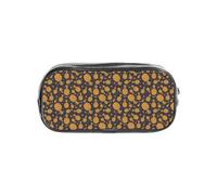 Unkhtt Astuccio trasparente con stampa di ananas dorato, per bambini, studenti, ragazzi e ragazze, organizer trasparente per cancelleria