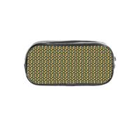 Unkhtt Astuccio trasparente con stampa di ananas giallo per bambini, studenti, ragazzi e ragazze, organizer trasparente per cancelleria