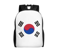 Unkhtt Bandiera Della Repubblica Della Corea Stampa Elegante Unisex Grande Capacità Zaino Per Lavoro Viaggi Campeggio Avventure All'aperto