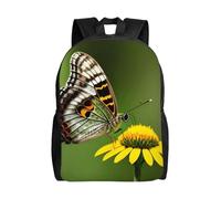Unkhtt Bella farfalla incandescente 1 stampa elegante unisex grande capacità zaino per lavoro viaggi campeggio avventure all'aperto
