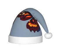 Unkhtt Bella farfalla Stampa Bambini Cappello di Natale Inverno Festa di Natale Copricapo Natale Capodanno Vacanze Celebrazioni