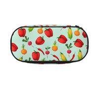 Unkhtt Bella farfalla stampa grande capacità matita penna sacchetto studenti doppia zip scuola cancelleria trucco stoccaggio, Nero , Taglia unica, Organizer per borse