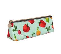 Unkhtt Bellissimo astuccio a triangolo con stampa di farfalle, grande capacità, per penne, studenti e scuole e università, bianco, Taglia unica