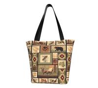 Unkhtt Borsa a tracolla con stampa di animali selvatici, borsa a tracolla da spiaggia, versatile, per escursioni, shopping, vacanze