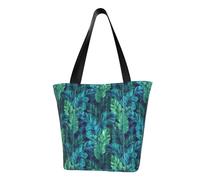 Unkhtt Borsa a tracolla con stampa di foglie di palma tropicale multi-scena, borsa da spiaggia, versatile, per escursioni, shopping, vacanze