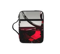 Unkhtt Borsa porta bibbia per bicchieri da vino, impermeabile, per viaggi, chiesa, uso quotidiano