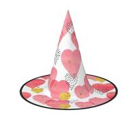 Unkhtt Cappello per adulti con stampa a forma di cuore rosa dorato per feste di carnevale, cosplay, comodo berretto per copricapo