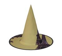 Unkhtt Cappello per adulti con stampa Torre Eiffel Parigi per feste di Carnevale Cosplay Costume comodo berretto per copricapo