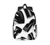 Unkhtt Cool Black Lipstick Labbra Stampa Impermeabile Funzionalità Zaino College Lavoro Escursionismo Viaggi Outdoor Appassionati