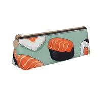 Unkhtt Delicious Sushi 1 Astuccio con stampa a triangolo di grande capacità per penne per studenti e scuole universitarie, bianco, Taglia unica