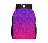 Unkhtt Gradiente paillettes Sparkle Print elegante unisex grande capacità zaino per lavoro viaggi campeggio avventure all'aperto