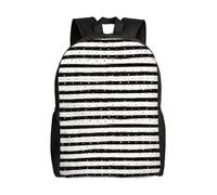 Unkhtt Inchiostro e strisce dorate stampa elegante unisex grande capacità zaino per lavoro viaggi campeggio avventure all'aperto