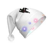 Unkhtt Karate Uomini Stampa Unisex Cappello di Natale incandescente Festa Decorazione Accessorio Per Capodanno Cappello di Natale