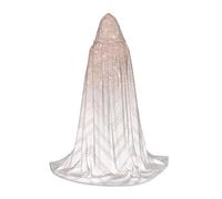 Unkhtt Mantello con cappuccio unisex con stampa glitterata con grazioso motivo per cosplay, costume, festival, carnevale, mago