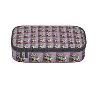 Unkhtt Origami Multicolor Papercraft Cranes 1 Stampa Studente Matita Astuccio 8.3 X 2 X 9.4 cm Astuccio Scuola Ufficio Viaggio Penna Bag, Nero , Taglia unica