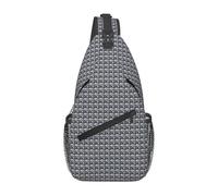 Unkhtt Rocket in Space Print Cross Chest Bag Men Women Travel Shoulder Pack per i pendolari quotidiani avventure all'aperto