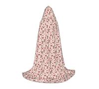 Unkhtt Simpatico mantello con cappuccio unisex con stampa di vacanze di Natale, per cosplay, festival, carnevale, mago