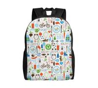 Unkhtt The Nature Wildlands Activities modello stampa elegante unisex grande capacità zaino per lavoro viaggi campeggio avventure all'aperto