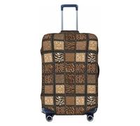 Unkhtt Wild Zoo Print - Copertura elastica per valigie da viaggio, Nero , M, Bagaglio a mano