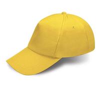 Unknow Super Offerta 20 PZ Cappello Bambino con Visiera in Cotone Giallo