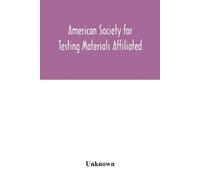 Unknown American Society for Testing Materials Affiliated with the I (Tascabile)