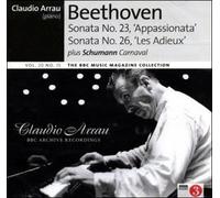 Unknown - Claudio Arrau BBC Archive Recordings - Beethoven / Piano Sonatas Nos.23 & 26 (live on 10 June 1985 at the Royal Festival Hall) Schumann / Carnaval Op.9 (live on 19 June 1961, BBC TV Studios. London)