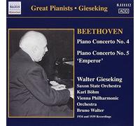 unknown - Gieseking Plays Beethoven: Piano Concerto Nos. 4 & 5 (2006-09-28)