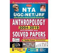 Unknown Kiran Nta UGC Net/Jrf Anthropology 2004-2019 Solved Papers (Tascabile)
