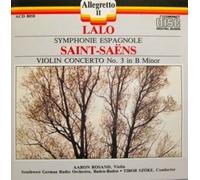 unknown - Lalo: Symphonie Espangnole / Saint-Saens: Violin Cto 3 in B Minor by unknown (1992-11-04)