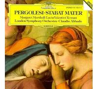 unknown - Pergolesi - Stabat Mater / M. Marshall · Valentini-Terrani · LSO · Abbado Import Edition (1990) Audio CD
