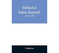 Unknown Vital records of Brockton, Massachusetts (Tascabile)