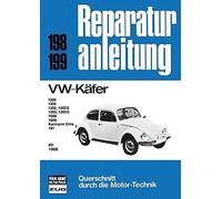 unknown VW Käfer ab 1968: 1200/1300/1302/302S/1303/1303S/15000/1600/ (Tascabile)