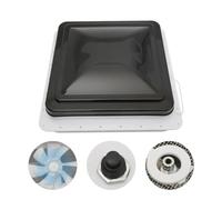 unkonwcy Lucerna per lucernario, per roulotte, tutte le funzioni, regolabile, camper, rooof Window, protezione dal calore, per caravan, con soffione, trasparente o con sigillante, 42 x 42 cm