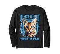 Unleash The Wild Embrace The Bengal Cat Lover Owner Maglia a Manica