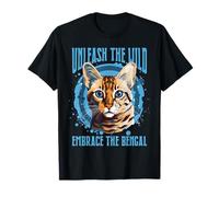 Unleash The Wild Embrace The Bengal Cat Lover Owner Maglietta