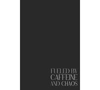 Unleash your creativity with this 80-page notebook featuring the bold 'Fueled by Caffeine and Chaos' inscription. Perfect for brainstorming, ... those who thrive on energy and spontaneity!