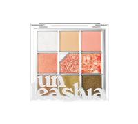 UNLEASHIA | Ombretto Glitterpedia | Tavolozza | Trucco per gli occhi | Punto Trucco Vegano | Cosmetici coreani | Giornaliero | opaco | luccichio | perla | festa | frizzante.(NO.6 Tutti gli agrumi)