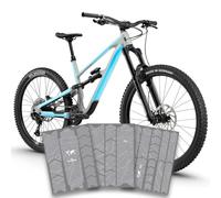 unleazhed Bike Protection BP01 Frame Topolines White Matt | Pellicola protettiva per telaio per mountain bike | Made in Germany | set completo di protezione del telaio da 35 pezzi | estremamente