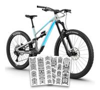 unleazhed Bike Protection BP01 L Frame Edition Serfaus Fiss Ladis Black MATT | Pellicola protettiva per telaio per mountain bike | Made in Germany | Set di 19 pezzi