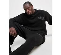 Unlike Humans Felpa Girocollo Fuzzy, nero L