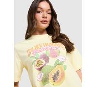 Unlike Humans Tropical T-Shirt, giallo XS