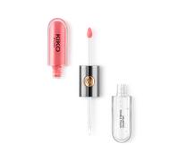 KIKO Milano Unlimited Double Touch - Tonalità 112 Satin Peach Rose | Rossetto Liquido 2 Step | Base Colore + Gloss | Tenuta 12 Ore | No Transfer | Luminoso