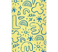 Unlined notebook, 6x9, 150 pages, with cute little rabbits and birds at the corners of the pages, designed for free writing, recording, decorating, ... your work, your ideas, truly unique.