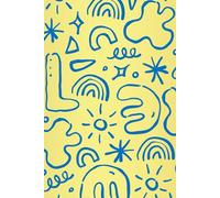 Unlined notebook, 6x9, 150 pages, with cute little rabbits and birds at the corners of the pages, designed for free writing, recording, decorating, ... your work, your ideas, truly unique.