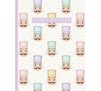 Unlined Notebook Numbered Pages 8.5 x 11 inches: Pastel Nutcracker Heads Pattern: Cute Holiday Christmas Sketchbook for Drawing, Journaling & Creative Ideas
